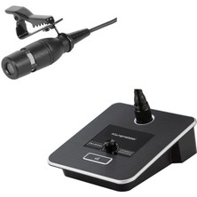 K.meister KL-02C Zeminde Volüm Ayarlı Yaka Mikrofonu