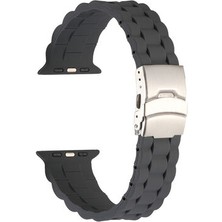 Techno Guru Watch 40MM Kordon Metal Tokalı Ayarlanabilir Yapılı Soft Silikon KRD72
