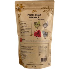 Sade Gurme Elma-Dut Kurusu-Fındıklı Granola 360 gr