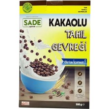 Sade Gurme x 4 Paket Glutensiz Kakaolu Tahıl Gevreği 500 gr