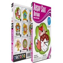 Kum Toys Ahşap Saat Boyama