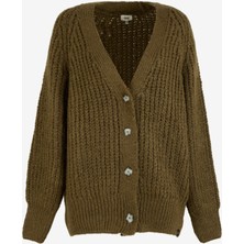 Jeep Haki Kadın Hırka C4WL-HRK4800