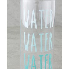 Watery Cam Başucu Sürahi 750 ml + 250 ml Mavi