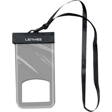 Lenyes WB2001 Ipx8 Sertifikalı Universal Su Geçirmez 7.2 Inç Kılıf Siyah