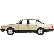 Trust Store Volvo 240 Gl Gold Metallic  1/24 Diecast Model Araba Koleksiyon