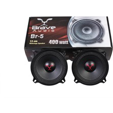 Brave Oto Hoparlör 13 cm 5 Inch Midrange 2X400W 2X60 Rms 2 Adet