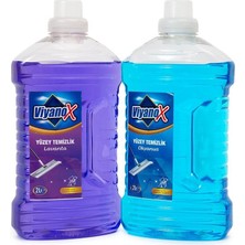 Viyanox Yüzey Temizleyici Lavanta Ferahlığı 2 Lt & Viyanox Yüzey Temizleyici Okyanus Esintisi 2 Lt