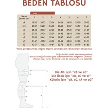 Varicease 8150 Pamuklu Hafif Basınç Hamile Külotlu Burnu Açık