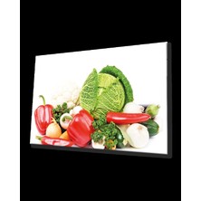 Marsilyan Sebzeler Cam Tablo Vegetable