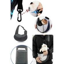 Mepa Tedarik Hanger Large Kedi ve Köpek Taşıma Çantası 45 x 40 cm Gri