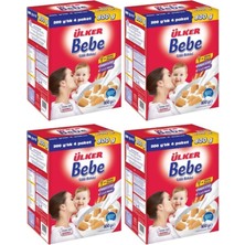 Ülker Bebe Sütlü Bisküvi 800 gr x 4 Adet