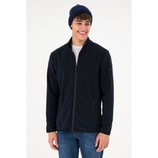 U.S. Polo Assn. Erkek Lacivert Basic Polar Hırka 50298066-VR033