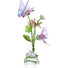 Swarovski 5669353 Swarovski Ev Dekorasyonu Idyllıa:butterfly And Flowers