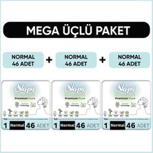 Sleepy Bio Natural Premium Plus Hijyenik Ped Mega Paket Normal 46X3 (138 Adet)