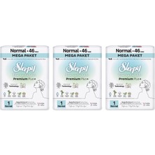 Sleepy Bio Natural Premium Plus Hijyenik Ped Mega Paket Normal 46X3 (138 Adet)