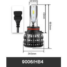 Femex Toyota Corolla 2002-2007 LED Xenon Sis Far Aydınlatma Ampulu Femex Ecopower