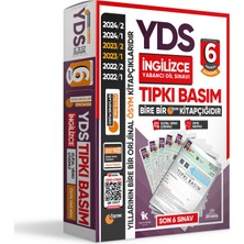 2025 YDS İngilizce ÖSYM Tıpkı Basım Çıkmış Soru 6lı Deneme Paketi Video/PDF Çözümlü Türkiye Geneli