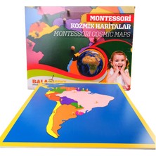 Balatoyz Montessori Güney Amerika Haritası Puzzle