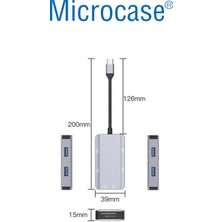 Microcase Type C 4xusb 3.0 Kart Okuyucu 6in1 USB Otg Sd/tf - AL4588