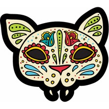 Sticker Usta Desenli Kedi Sticker Araba Oto Motosiklet Karavan Sticker 00258