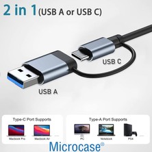 Microcase Type C To USB 3.0 7in1 Port Çoğaltıcı Hub Adaptör - AL4615