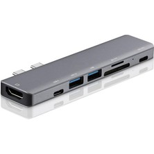 Microcase 7in2 Type-C To Usb3.0 + Usb2.0 + Pd + HDMI + Sd/tf Kart Çoğaltıcı - AL4617