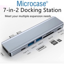 Microcase 7in2 Type-C To Usb3.0 + Usb2.0 + Pd + HDMI + Sd/tf Kart Çoğaltıcı - AL4617