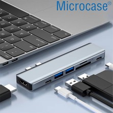 Microcase 7in2 Type-C To Usb3.0 + Usb2.0 + Pd + HDMI + Sd/tf Kart Çoğaltıcı - AL4617