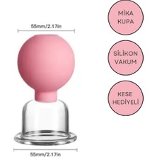 Mika Silikon Vakumlu Boyun Bölgesi Kullanım Için Masaj Kupası No:4  Renk