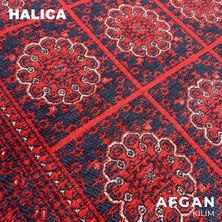 Halıca Arven 04 Kaymaz Taban Akrilik Şönil Kaymaz Taban Yıkanabilir Afgan Kilim