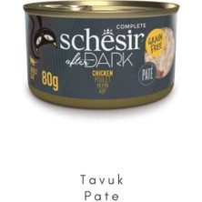 Schesir After Dark Pate Kedi Konservesi Karışık Paket 80 G x 4 Adet