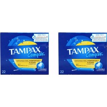 Tampax Compak Normal Tampon 22'li-2 Paket