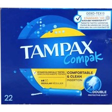 Tampax Compak Normal Tampon 22'li-2 Paket