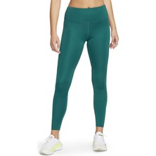 Nike Dri Fit Fast Mid Rise 7/8 Tight Hbr Kadın Toparlayıcı 3 Cebli Koşu Antrenman Taytı Yeşil