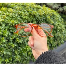 Leopar Desen Unisex Mavi Işık Filtreli Korumalı Bilgisayar Gözlüğü