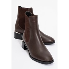 Luvi Neiva Kahve Cilt  Deri Kadın Chelsea Bot