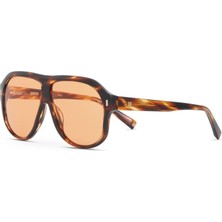 Hermossa Hm 1669 C4 Pilot Havana Unisex Güneş Gözlüğü