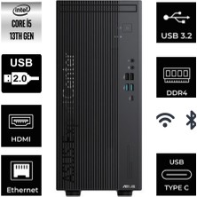 Asus D700ME  Intel Core I5-13500 8gb 4tb SSD Windows 11 Pro D700ME-5135000410-75