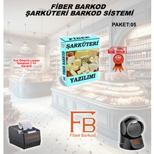 Şarküteri Barkod Sistemi-5 / Fiber Barkod