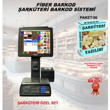 Şarküteri Barkod Sistemi-6 / Fiber Barkod