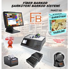 Şarküteri Barkod Sistemi-2 / Fiber Barkod