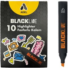 Adel Bl Fosforlu Kalem Turuncu  10'lu 2201000130000