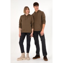 U.S. Polo Assn. Erkek Haki Basic Sweatshirt 50295167-VR027