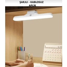 USB Şarjlı Mıknatıslı LED Aplik 3W  3 Renk -Dokunmatik 2700K-4000K-6500K