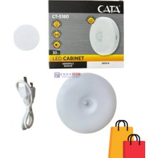 Cata CT-5180 Sensörlü Mıknatıslı LED Kabinet Armatür Yeni Tasarım