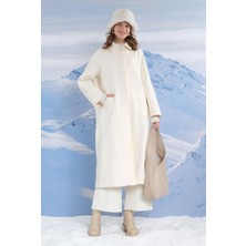 Uzun Kaşe Kaban Ekru