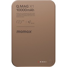 Momax Q Mag X1 10000 mAh Magsafe Powerbank Desert Titanium