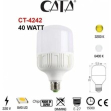 Cata Ct- 4242 45 Watt LED Ampul Beyaz Işık