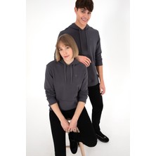 U.S. Polo Assn. Erkek Antrasit Basic Sweatshirt 50295167-VR006