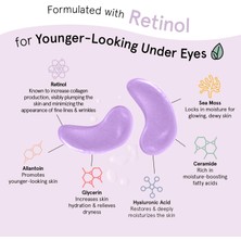 Grace & Stella Göz Altı Morlukları Için Retinol Içerikli Göz Maskesi 3 Adet